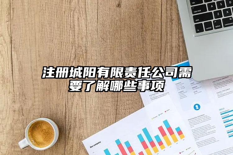 注冊城陽有限責(zé)任公司需要了解哪些事項(xiàng)